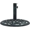 Image de vidaXL Vidaxl Socle De Parasol Vert 9 Kg 40 Cm Fonte