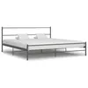 Image de vidaXL Cadre de lit sans matelas gris métal 180x200 cm