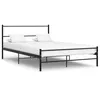 Image de vidaXL Cadre de lit sans matelas noir métal 120x200 cm