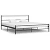Image de vidaXL Cadre de lit sans matelas noir métal 200x200 cm284691