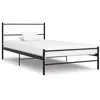 Image de vidaXL Cadre de lit sans matelas noir métal 90x200 cm286496