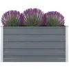 Image de vidaXL Jardinière 100 x 100 x 45 cm Acier galvanisé Gris47022