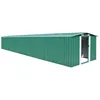 Image de Vidaxl Abri De Jardin Vert 257x779x181 Cm Acier GalvanisÃ©