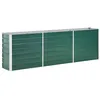 Image de vidaXL Lit surélevé de jardin Acier galvanisé 240x40x77 cm Vert47041