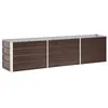 Image de vidaXL Lit surélevé de jardin Acier galvanisé 240x40x45 cm Marron47046