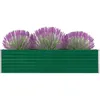 Image de vidaXL Jardinière 320x40x77 Cm Acier Galvanisé Vert