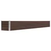Image de Vidaxl Lit SurÃ©levÃ© De Jardin Acier GalvanisÃ© 320x40x45 Cm Marron