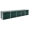 Image de vidaXL Lit surélevé de jardin Acier galvanisé 400x80x45 cm Vert47057