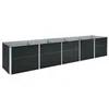 Image de vidaXL Lit surélevé de jardin Acier galvanisé 400x80x45 cm Anthracite47059