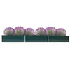 Image de vidaXL Lit surélevé de jardin Acier galvanisé 480x80x45 cm Vert47065
