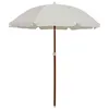 Image de vidaXL Parasol avec mât en acier 180 cm Sable