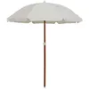 Image de vidaXL Vidaxl Parasol Avec Mât En Acier 180 Cm Sable