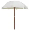 Image de vidaXL Parasol avec mât en acier 240 cm Sable