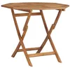 Image de vidaXL Table pliable de jardin 85x85x76 cm Bois de teck solide47418