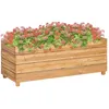 Image de vidaXL Lit surÃ©levÃ© 100x40x38 cm bois de teck recyclÃ© et acier
