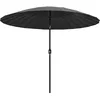 Image de vidaXL Vidaxl Parasol D'extérieur Avec M?T En Aluminium 270 Cm Anthracite
