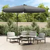 Image de vidaXL Parasol d'extérieur avec poteau en acier 300 cm Anthracite47314