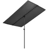 Image de vidaXL Vidaxl Parasol De Jardin Avec Mât En Aluminium 2x1,5 M Anthracite