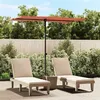 Image de vidaXL Parasol de jardin avec mât en aluminium 2x1,5 m Terre cuite47341