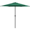 Image de vidaXL Vidaxl Parasol De Jardin Et Mât En Aluminium 270x246 Cm Vert