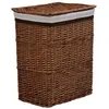Image de vidaXL Panier à linge Marron Saule286979
