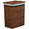Image de vidaXL PANIER À LINGE MARRON SAULE