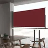 Image de vidaXL Auvent latéral rétractable de patio 60x300 cm Rouge48357
