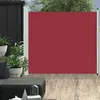 Image de vidaXL Auvent latéral rétractable de patio 170x300 cm Rouge