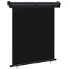 Image de vidaXL Auvent latéral de balcon 145x250 cm noir