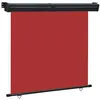 Image de vidaXL Auvent latéral de balcon 165x250 cm Rouge