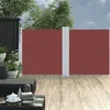 Image de vidaXL Auvent latéral rétractable Marron 120 x 600 cm48451
