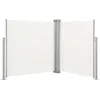Image de Vidaxl Auvent LatÃ©ral RÃ©tractable CrÃ¨me 140 X 600 Cm