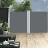 Image de vidaXL Auvent latéral rétractable Anthracite 140 x 600 cm48456