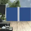 Image de vidaXL Auvent latéral rétractable Bleu 160 x 600 cm48464