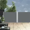 Image de vidaXL Auvent latéral rétractable Anthracite 120 x 1000 cm48480