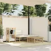 Image de vidaXL Auvent latéral rétractable Crème 140 x 1000 cm48485