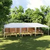 Image de vidaXL Tente de réception 4 x 9 m Blanc48500