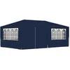 Image de Vidaxl Tente De RÃ©ception Avec Parois LatÃ©rales 4x6 M Bleu 90 G/MÂ²