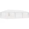 Image de vidaXL Tente de réception avec parois latérales 4x9 m Blanc 90 g/m²