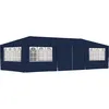 Image de Vidaxl Tente De RÃ©ception Avec Parois LatÃ©rales 4x9 M Bleu 90 G/MÂ²