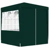 Image de vidaXL Tente de réception avec parois latérales 2x2 m Vert 90 g/m²