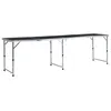 Image de vidaXL Table pliable de camping Gris Aluminium 240x60 cm