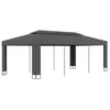 Image de vidaXL Tonnelle avec toit double 3x6 m Anthracite