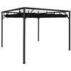 Image de vidaXL Chapiteau de jardin avec auvent rétractable 3x3 m Anthracite