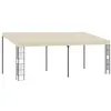 Image de vidaXL Belvédère mural 3x6 m Crème Tissu