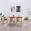 Image de vidaXL Chaises à manger lot de 6 noir bois courbé et similicuir278855