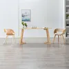 Image de vidaXL Chaises à manger lot de 2 crème bois courbé et similicuir278862