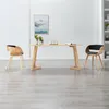 Image de vidaXL Chaises à manger lot de 2 noir bois courbé et similicuir278865