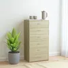 Image de vidaXL Buffet avec 6 tiroirs Chêne sonoma 50x34x96cm Bois d'ingénierie800669