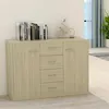 Image de vidaXL Buffet Chêne sonoma 88x30x65 cm Bois d'ingénierie800687
